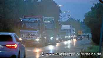 B17-Sperrung in Augsburg: So ist die Staulage am Montagmorgen