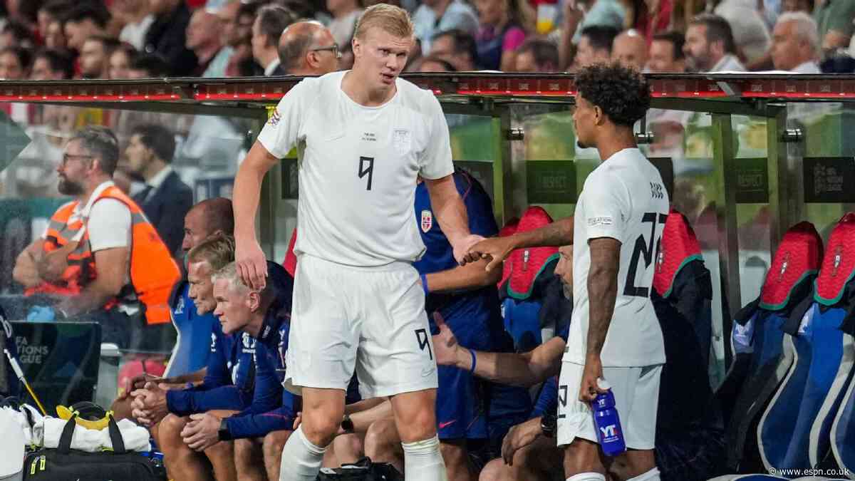 Haaland sparks injury fear, asked to be subbed