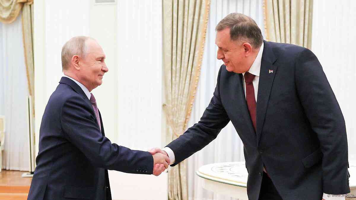 "Sind politische Gewinner": Bosnisch-serbischer Hardliner Dodik dankt Trump und Putin