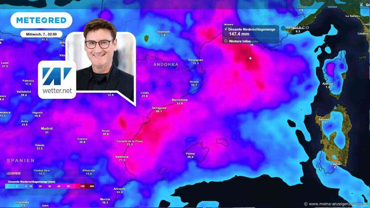 Sintflut am Mittelmeer: Rekordwarmes Wasser wird zum Unwetter-Treiber – Urlauber in Gefahr, Medicane droht