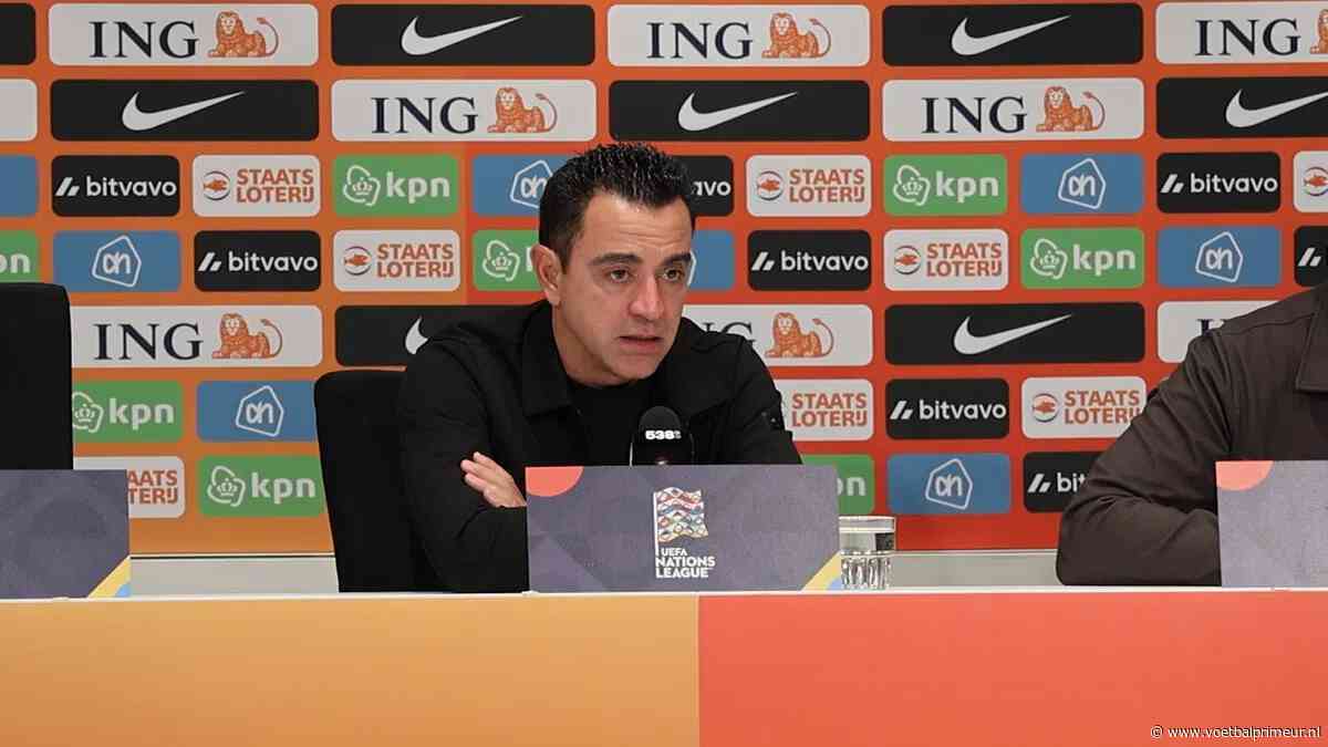 Xavi verklaart opvallende keuze bij Oranje: 'Kan daar spelen, deed het geweldig'