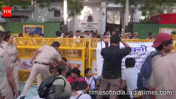 Delhi Police detain protesters over demonstration against alleged sexual misconduct of three women journalists