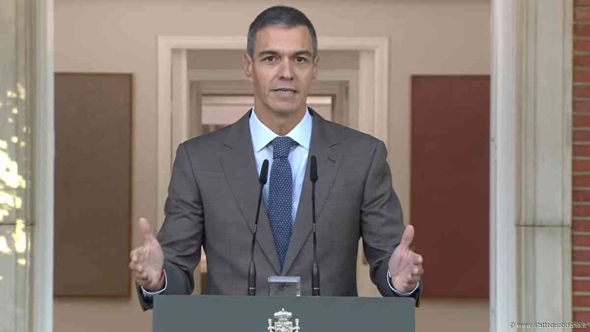 Spagna, Sanchez convoca le elezioni anticipate il 29 novembre: “Serve una maggioranza progressista più ampia per restare un baluardo di giustizia sociale”