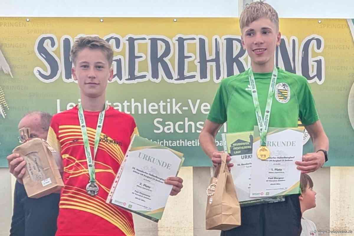 Zwickauer Nachwuchs feiert Doppelsieg bei der Landesmeisterschaft im Berglauf