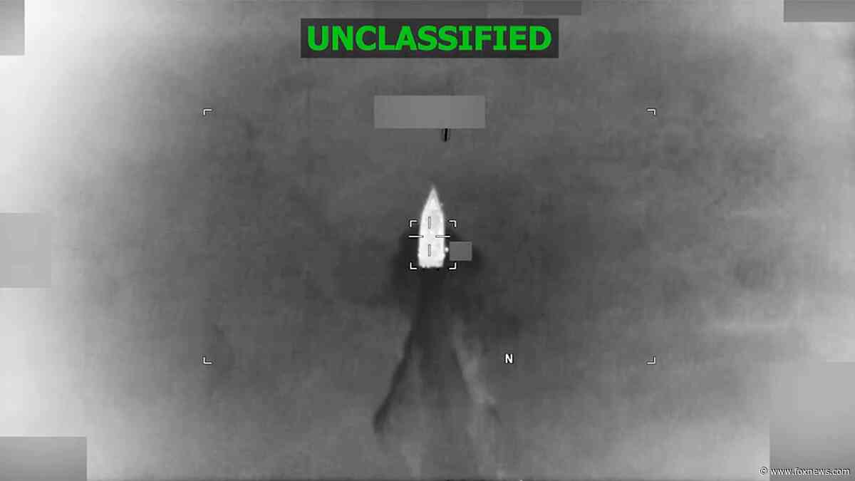 Dramatic footage shows alleged narco boat erupt in fireball during US military strike