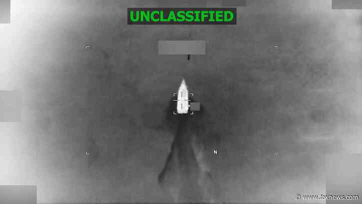 Dramatic footage shows alleged narco boat erupt in fireball during US military strike
