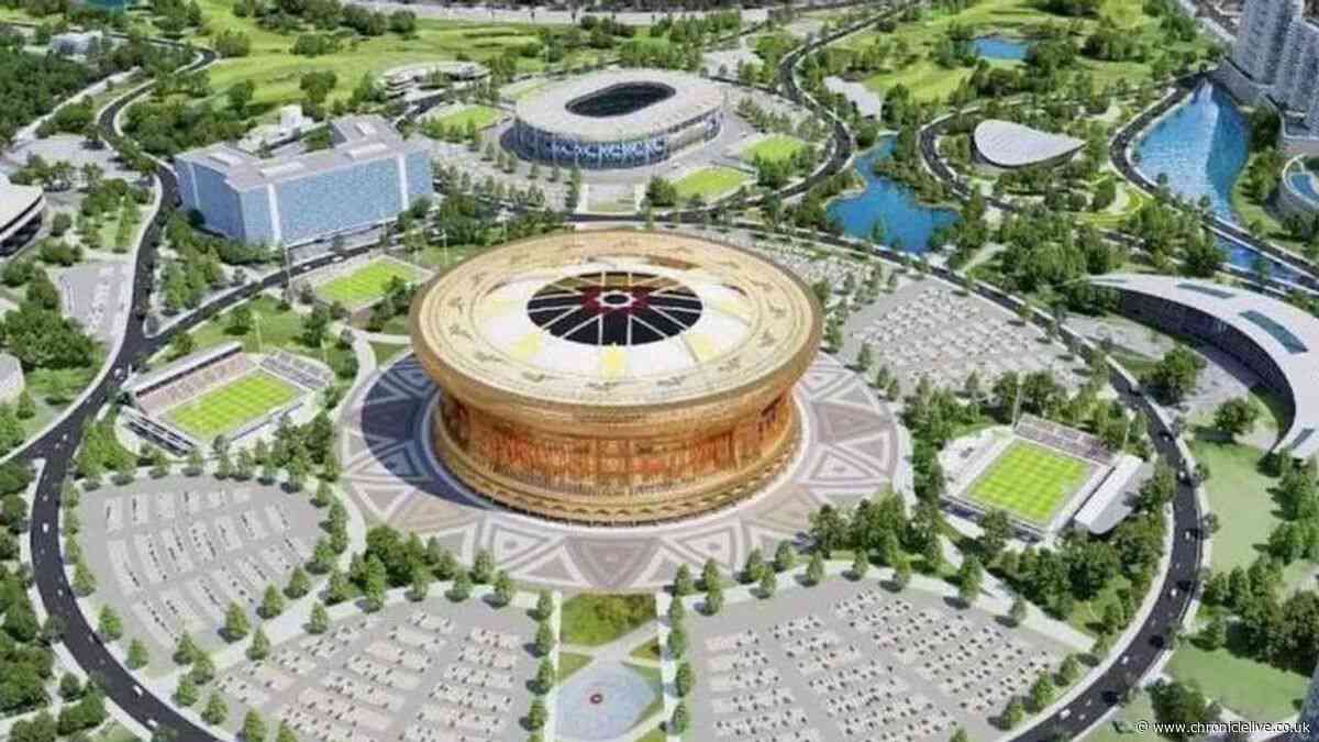 Stunning pictures of World's largest stadium twice the size of Anfield