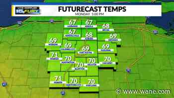 Cooler start to the workweek with a frosty night
