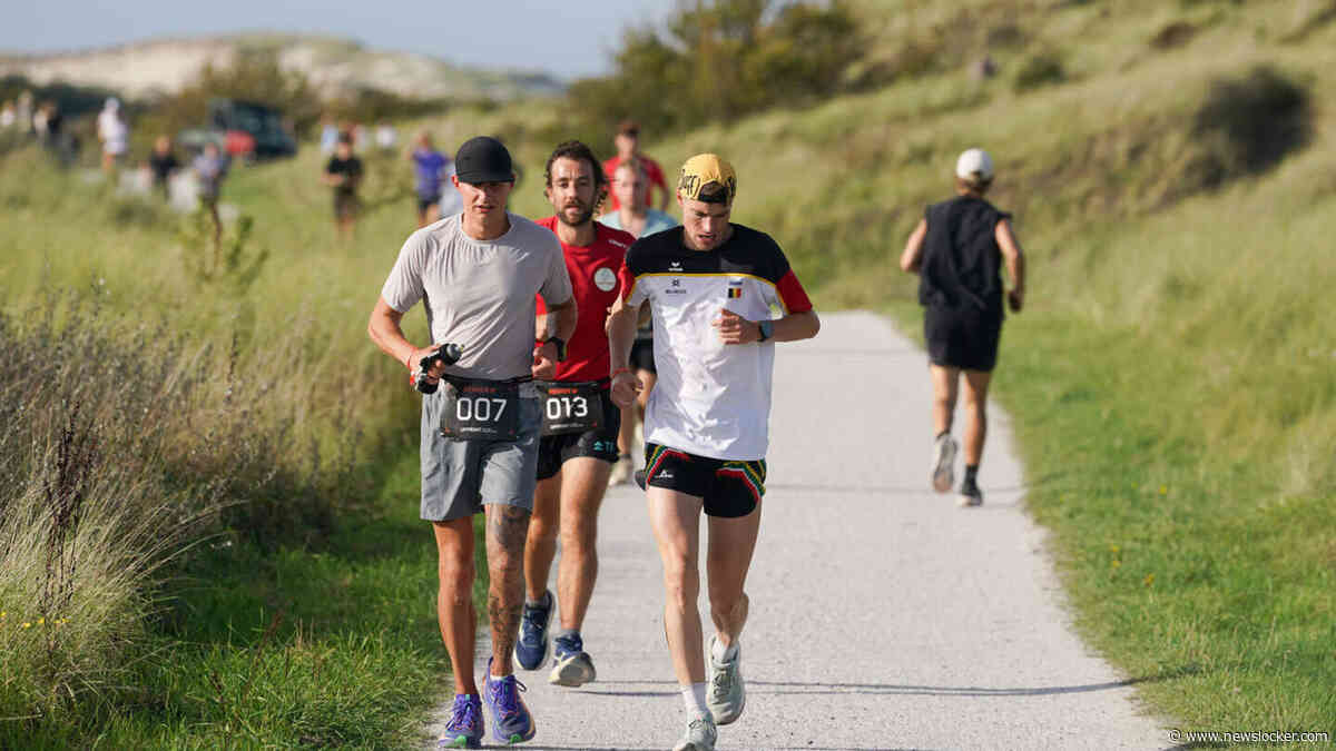 Belg Sam Bracke blijft na 400 kilometer hardlopen als laatste over in extreme duurloop op Terschelling