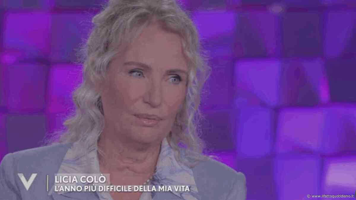 “Perdo mia madre, perdo il lavoro, mi viene un tumore alla tiroide, mia figlia ricoverata in ospedale con la peritonite. Ero al tappeto come un pugile suonato. Ho passato un periodo terribile”: così Licia Colò