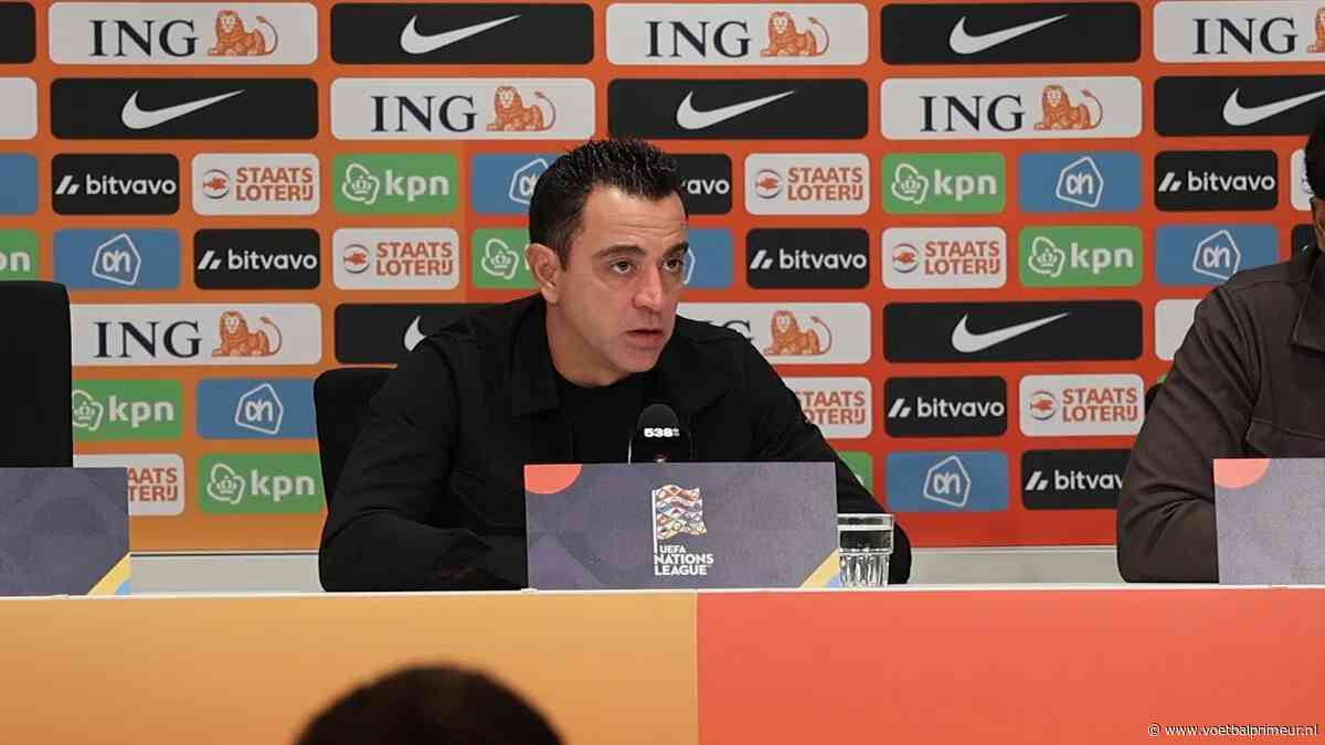 Xavi blikt terug op eerste weken als bondscoach: 'Dit is natuurlijk pas het begin'