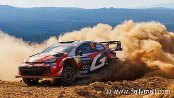The ultimate commentator's curse! Rally driver crashes - with his horrified parents appearing live on screen - just as TV announcer declared him winner of the World Championship final