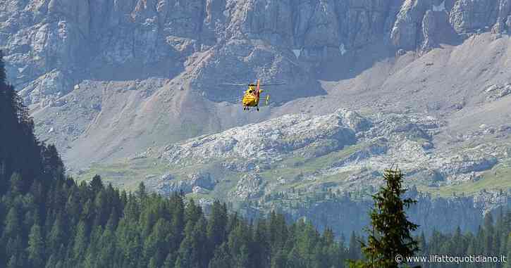 Escursionisti 20enni traditi dal Gps: seguono il navigatore e restano bloccati sopra un precipizio di 50 metri, salvati con l’elisoccorso