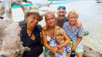 Family who spent eight years sailing world say outgoings have doubled since returning to UK