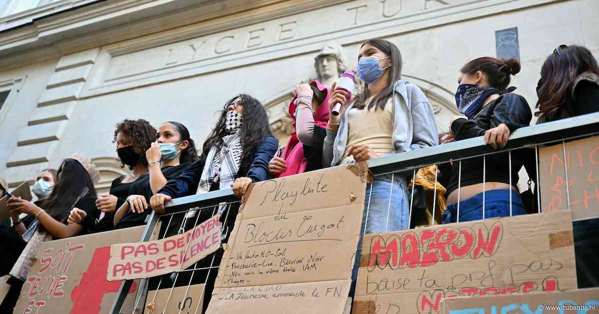 Honderden Franse scholen dicht uit vrees voor escalatie van onderwijsprotesten: ‘Zwarte week’