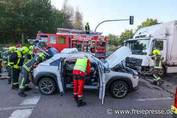 Lichtenstein: B 173 nach Unfall voll gesperrt