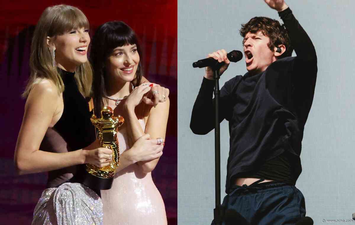 Taylor Swift meets Turnstile after crashing Dakota Johnson’s ‘SNL’ monologue and joking about famous exes