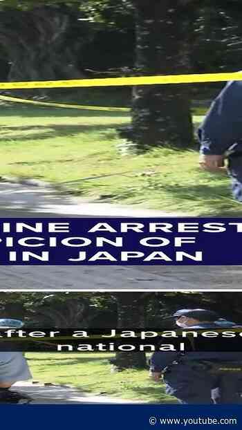 U.S. Marine arrested on suspicion of murder in Japan