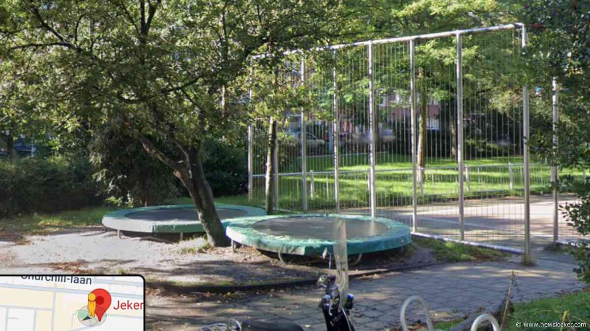 Amsterdamse kinderen teleurgesteld: handhavers nemen geliefde buurttrampolines ineens in beslag