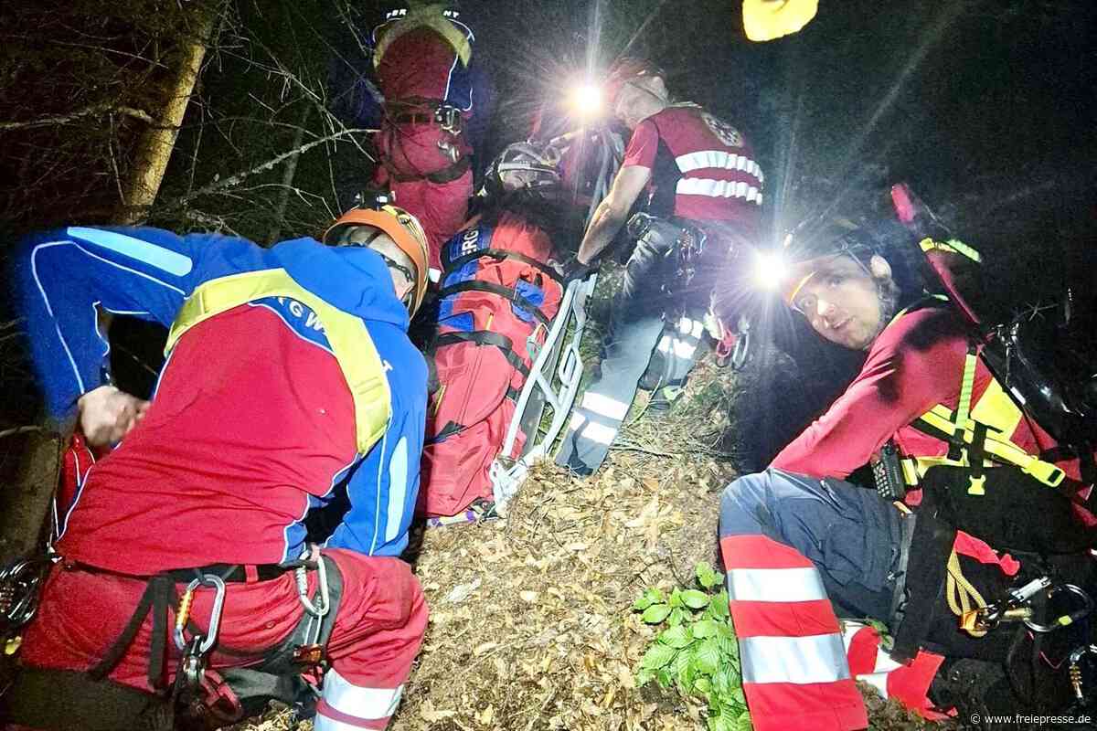 Sächsische Schweiz: Mann überlebt 90-Meter-Sturz in die Tiefe