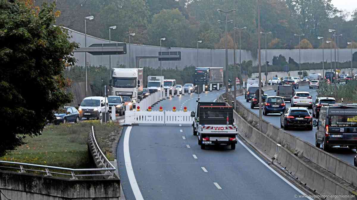 „Verzockt“: Wegen der B17-Sperrung stehen viele Autofahrer in Augsburg im Dauerstau