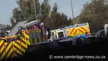 Person rushed to hospital after crash on busy Peterborough road