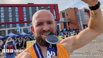 Record half marathon hopes for dad living with MS