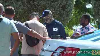 Man wearing ICE jacket at Miami Dade College election venue detained, deputies say