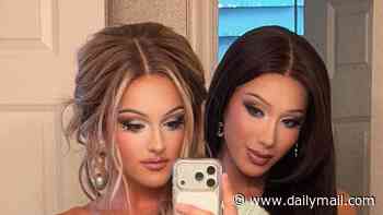 Olympic gold medal winner looks unrecognisable after receiving an incredible drag makeover - can you guess who he is?