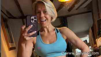 Suzanne Shaw, 45, shows off her incredible abs in a sports bra after iconic noughties pop band Hear'Say announced they're back together