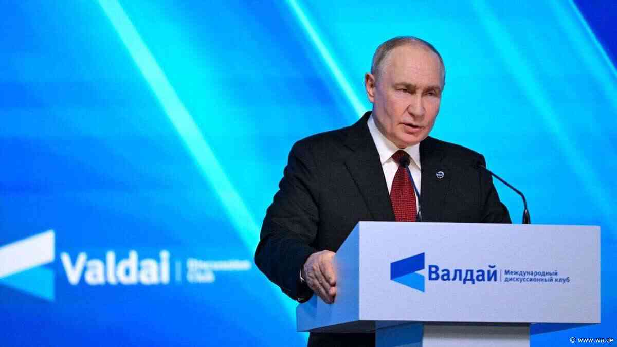 Putins Waldai-Rede offenbart sein wahres Ziel – Experte warnt vor Folgen für Europa