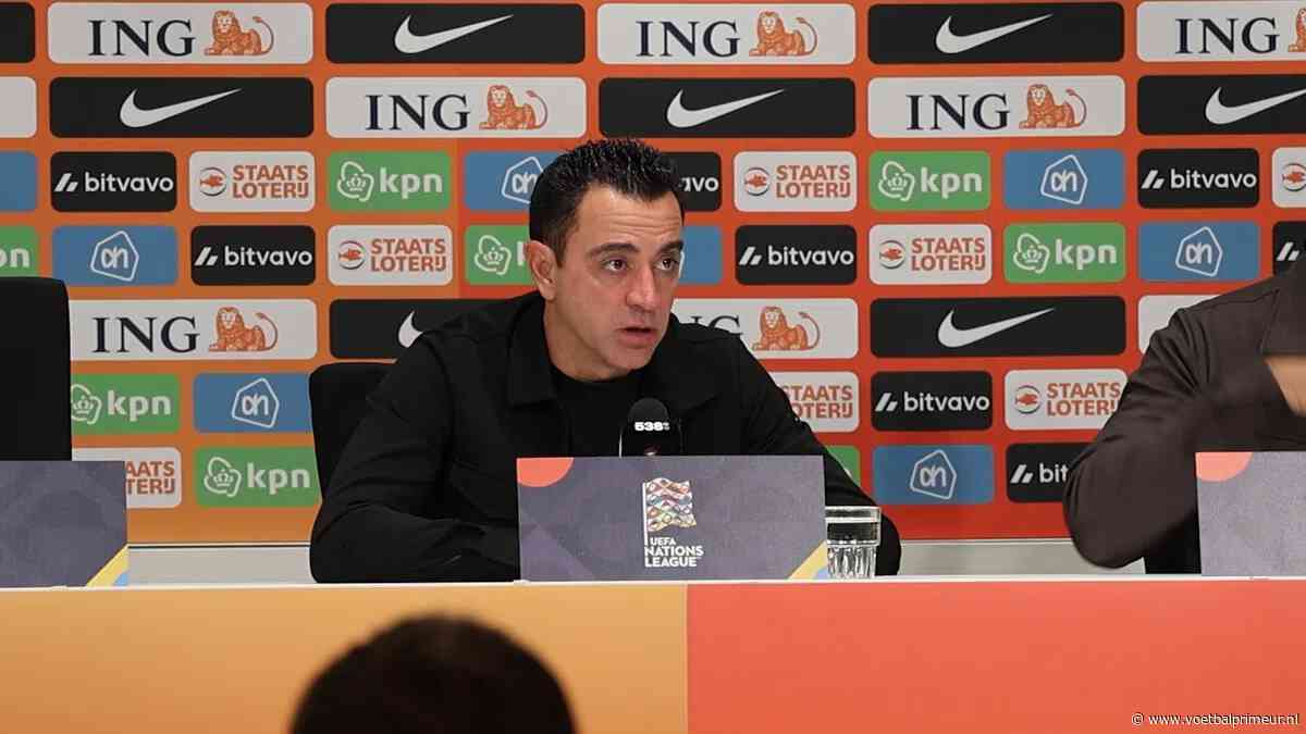 Xavi 'houdt van' Oranje-nieuweling: 'Kan een hele goede speler worden voor ons'