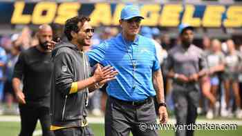 ‘Keep growing’ – Jim Harbaugh gives his verdict on Mike McDaniel’s future as LA Chargers OC