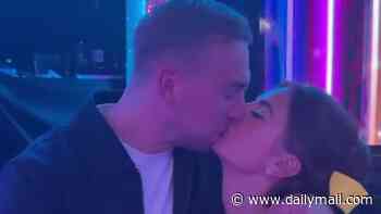 Behind the scenes at Strictly: Dani Dyer kisses footballer husband Jarrod Bowen backstage as Jaime Winstone reveals sweet note from actor dad Ray