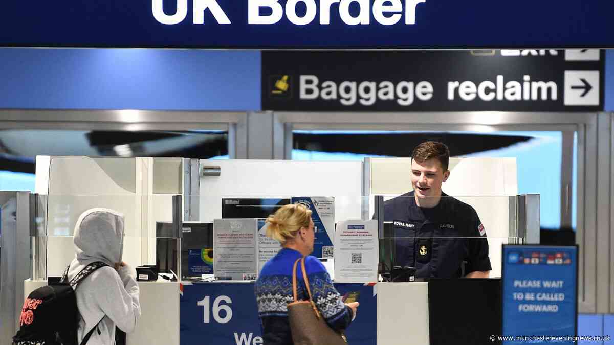 Major passport change for UK border announced after new rules tested at Manchester Airport