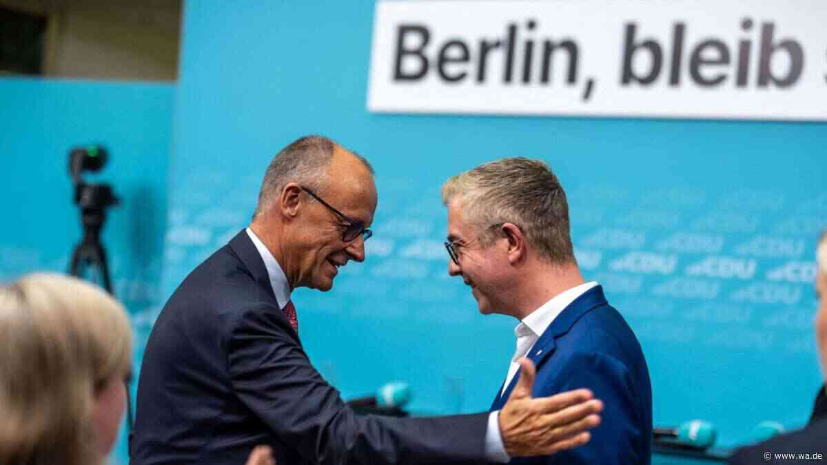 Merz als Wahlkampf-Klotz am Bein: Berliner CDU-Chef Evers mit brisanter Botschaft an den Kanzler