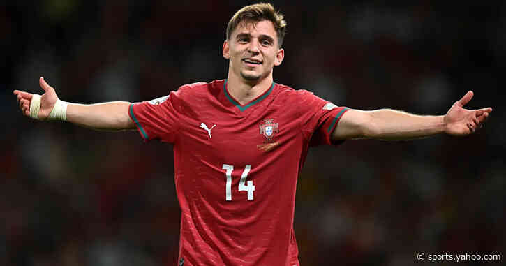 Conceicao sent off after being shown two yellow cards in 10 seconds for Portugal