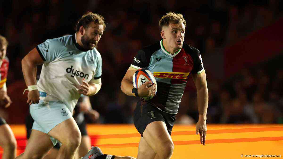 Harlequins centre Oscar Beard sets his sights on an England return