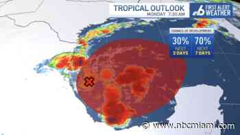 Forecasters monitor possible system in the Gulf with 70% chance of development