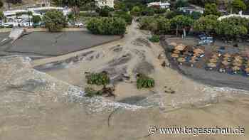 Nach tagelangen Regenfällen: Auf Kreta beginnen die Aufräumarbeiten