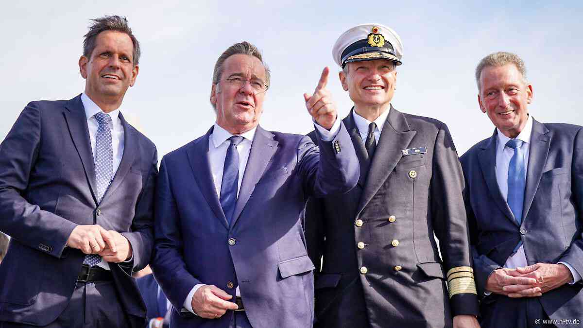 Neuer Stützpunkt an der Nordsee: Pistorius: "Emden wird wieder Standort der Deutschen Marine"