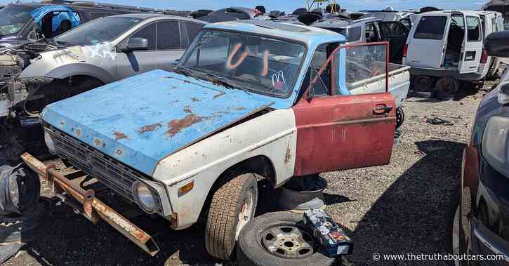 Junkyard Find: 1974 Ford Courier with Cologne V6 swap