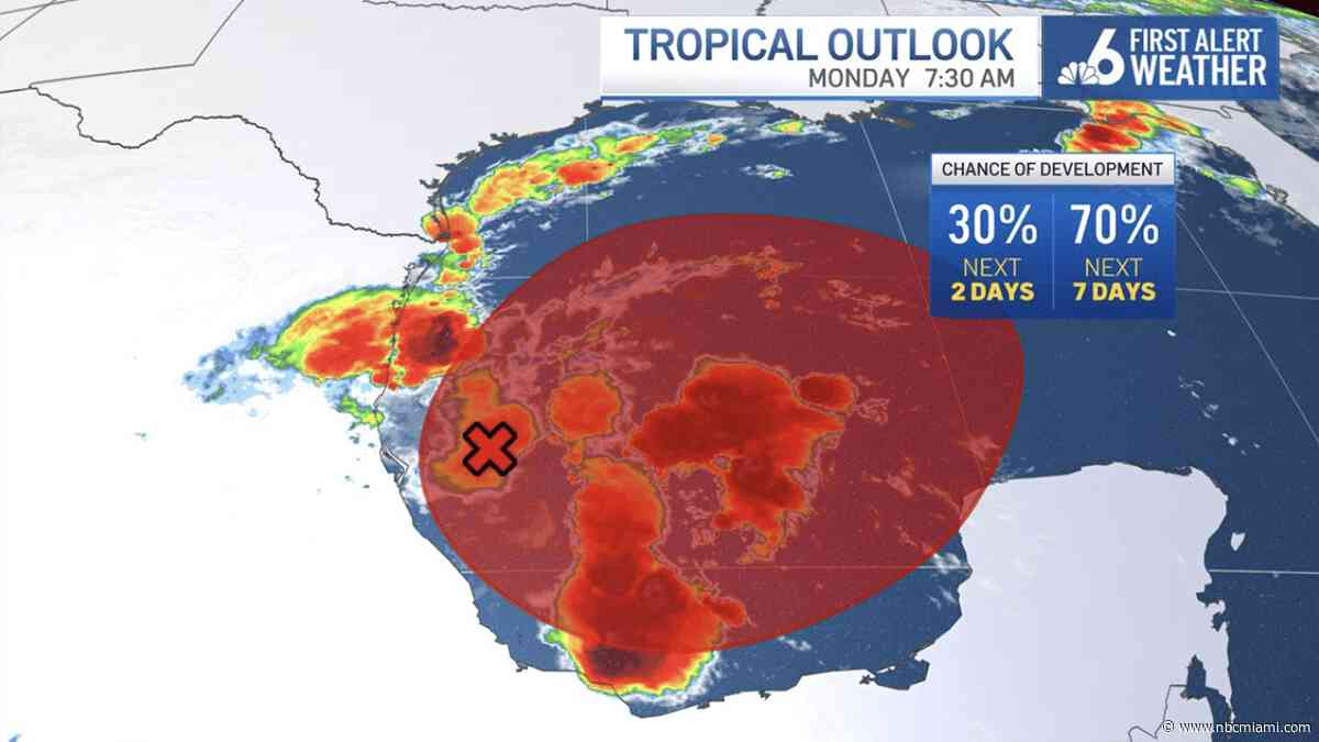 Forecasters monitor possible system in the Gulf with 70% chance of development