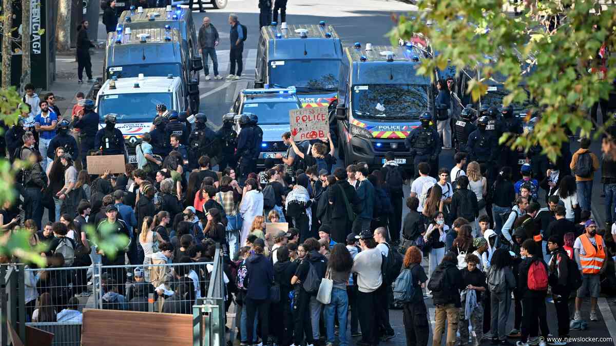 Scholier (15) zwaargewond bij Franse onderwijsprotesten, vermoedelijk door granaat op te pakken