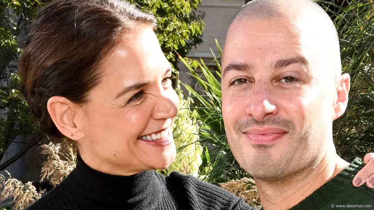 Katie Holmes, 47, and boyfriend Jason Bard Yarmosky, 39, continue their Paris Fashion Week jaunt as they attend Gabriela Hearst show