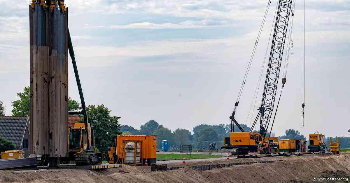 Excursie bij dijkversterking loopt storm, IJsselwerken wil veel laten zien