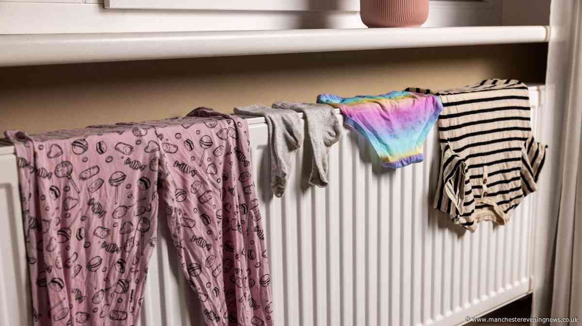 UK households urged 'do not' dry clothes on radiators this autumn