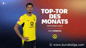 Bundesliga: Nmecha erzielt das Top-Tor im September