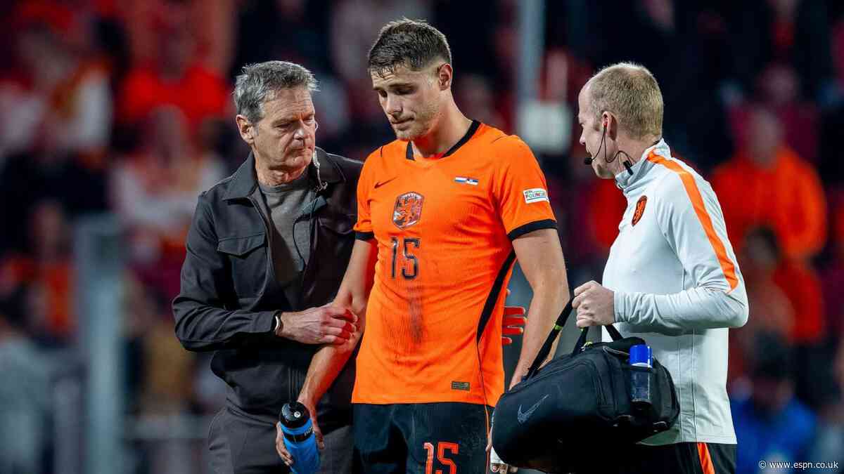 Van de Ven injury 'not a big problem' - Xavi