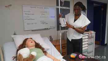 Lakehead University's updated nursing lab in Thunder Bay, Ont., has advanced simulation technology, mannikins